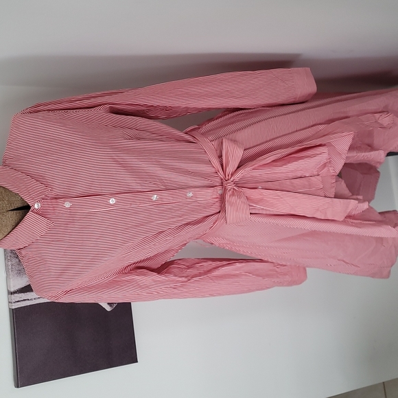 Tread Story Asymmetrical Shirt Dress (BRAN-NEW) - Picture 3 of 12